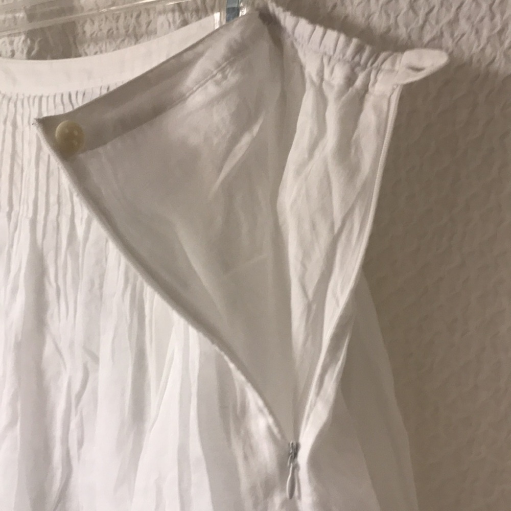 Talbots 100% Cotton ruffle skirt - Picture 4 of 6